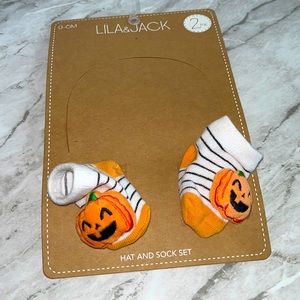 NEW Lila and jack pumpkin Halloween socks